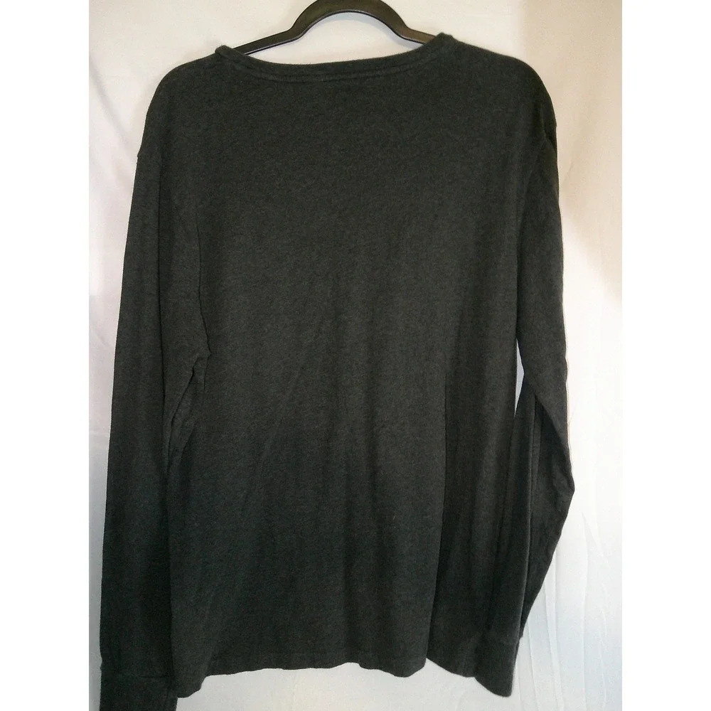 Polo‎ Ralph Lauren Mens Gray Long Sleeve V Neck T Shirt
